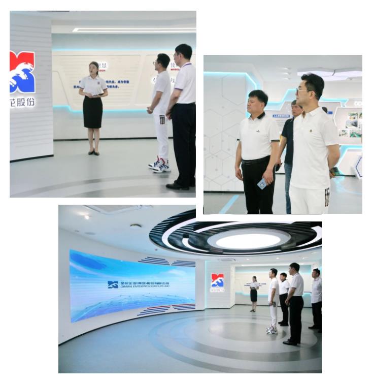 陕西服装工程学院及五零五药业董事长吕明一行到访金花股份 陕西服装工程学院及五零五药业董事长吕明一行到访金花股份