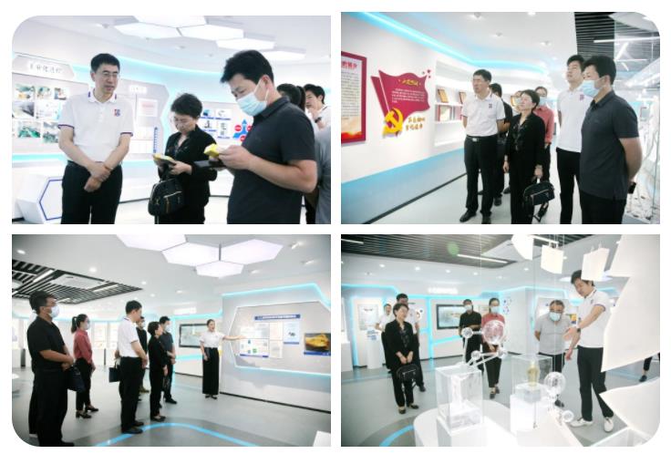 榆林市政府领导一行莅临金花股份考察交流 榆林市政府领导一行莅临金花股份考察交流