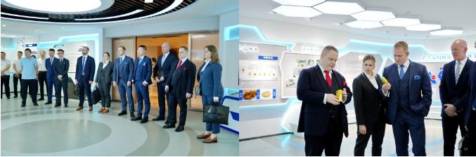 德中合作交流促进协会会长、德国VitalCura GmbH护理集团董事长Simon Voss一行到访金花股份 德中合作交流促进协会会长、德国VitalCura GmbH护理集团董事长Simon Voss一行到访金花股份